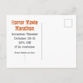 怖いブラックジャック・オランタン 案内ポストカード (裏面)