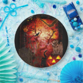 怖いプレートのハローウィンパーティ ペーパープレート (パーティー)