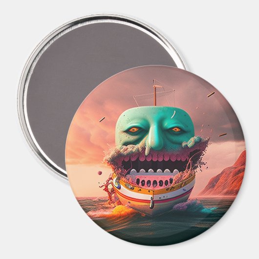 怖いボート マグネット (正面/裏面)
