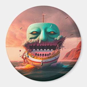 怖いボート マグネット