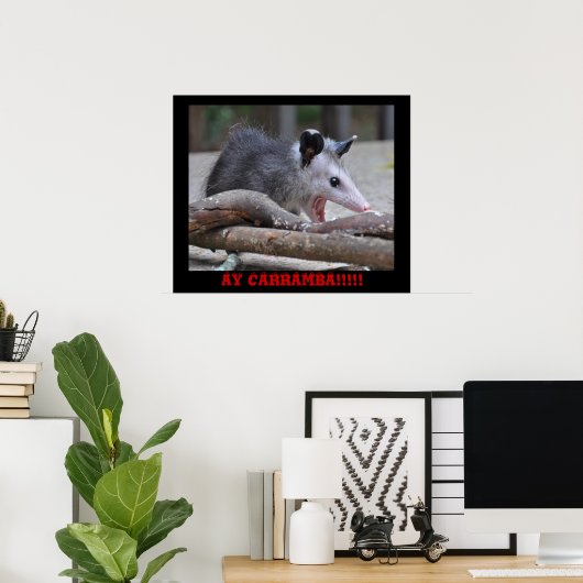 怖いポッサム – ポスター (ホームオフィス)