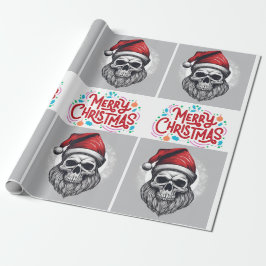 怖いメリークリスマスラッピング紙 ラッピングペーパー