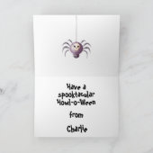 怖いラブラドール ハロウィン カード (内部)