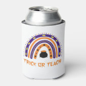 怖いレインボーカラフルハロウィーン先生キュートラ 缶クーラー (缶正面)