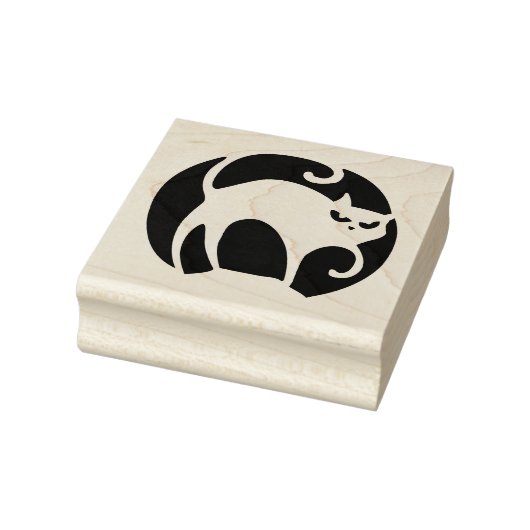 怖いレトロハロウィーンキャットラバーアートスタンプ ラバースタンプ (スタンプ)