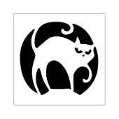 怖いレトロハロウィーンキャットラバーアートスタンプ ラバースタンプ (インプリント)