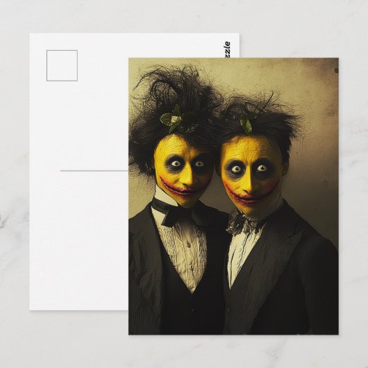 怖いレモンの人 ポストカード (正面/裏面)