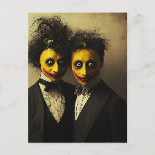 怖いレモンの人 ポストカード (正面)