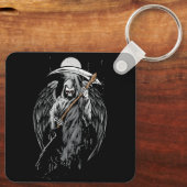 怖いヴァルハラ死神の死のスキザグランジホール キーホルダー (裏面)