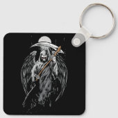 怖いヴァルハラ死神の死のスキザグランジホール キーホルダー (裏面)