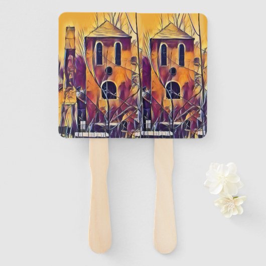 怖い不気味おもしろい ハンドファン (正面&裏面)