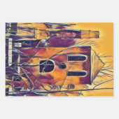 怖い不気味おもしろい ラッピングペーパーシート (正面)