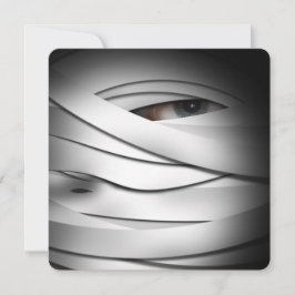 怖い不気味なハロウィンミイラ 招待状