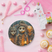 怖い不気味なハロウィーンの子供たち ペーパープレート (パーティー)