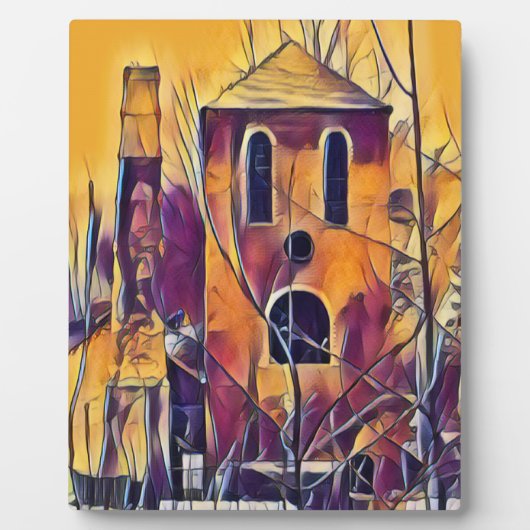 怖い不気味ハロウィンおもしろい フォトプラーク (正面)