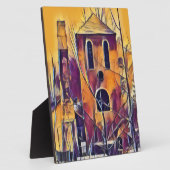 怖い不気味ハロウィンおもしろい フォトプラーク (側面)