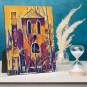 怖い不気味ハロウィンおもしろい フォトプラーク (側面)