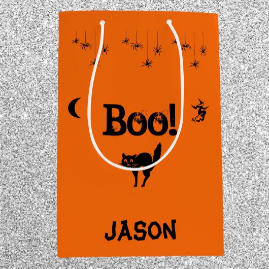 怖い不気味怖い ミディアムペーパーバッグ