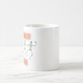 怖い不気味骨格 コーヒーマグカップ (中央)