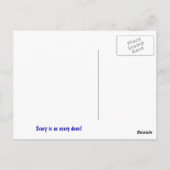 怖い事は怖い事だ！- ポストカード (裏面)