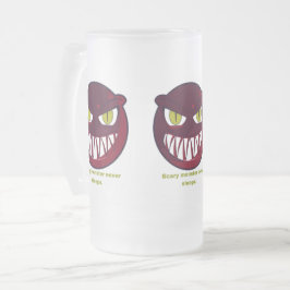 怖い人は眠らない。 フロストグラスビールジョッキ