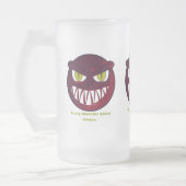 怖い人は眠らない。 フロストグラスビールジョッキ (左)