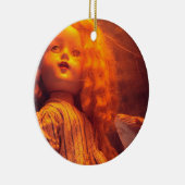 怖い人形とネズミ セラミックオーナメント (右)