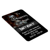 怖い人形怖いハロウィーンのリマインダー マグネット (右側)