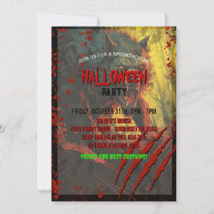 怖い人狼ハロウィーン 招待状