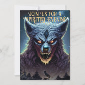 怖い人狼ハローウィンパーティ 招待状 (正面)