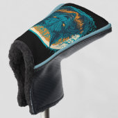 怖い人狼 ゴルフヘッドカバー (3/4 正面)