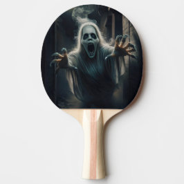 怖い叫びの幽霊のハロウィングラフィック 卓球ラケット