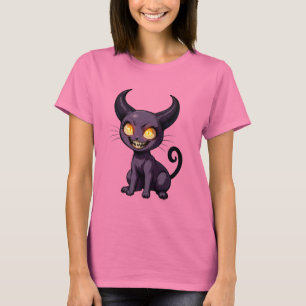 怖い可愛いエルドリッチキャットマムアート Tシャツ
