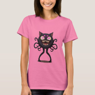 怖い可愛いエルドリッチキャットマムアート Tシャツ