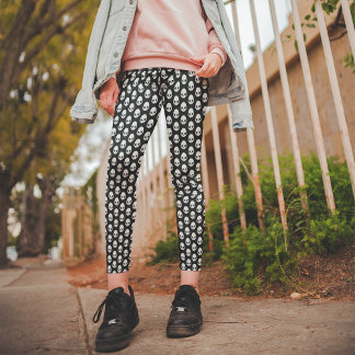 怖い可愛いスカル レギンス