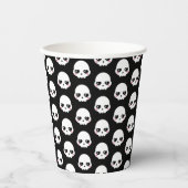 怖い可愛いスカル 紙コップ (正面)