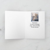 怖い可愛い子猫の時に来たの カード (内部)