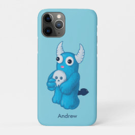 怖い可愛い鬼スカル iPhone 11 PROケース