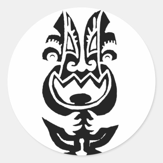 怖い可愛い ラウンドシール (正面)