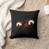 怖い夜の目 クッション (ブランケット)