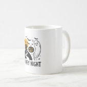 怖い夜 ハロウィン お化け屋敷 ゴースト デザイン 1 コーヒーマグカップ (正面右)