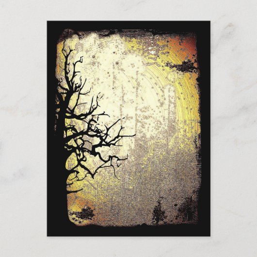 怖い夜 ポストカード (正面)