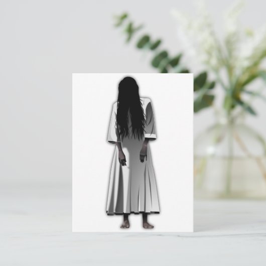 怖い女の子 ポストカード (スタンド正面)