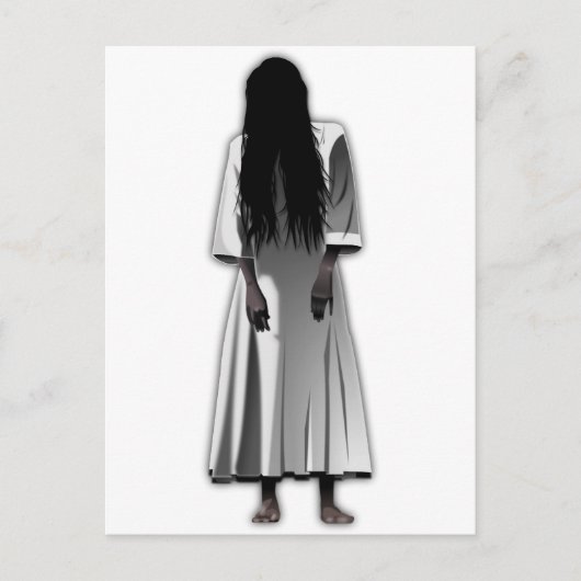 怖い女の子 ポストカード (正面)