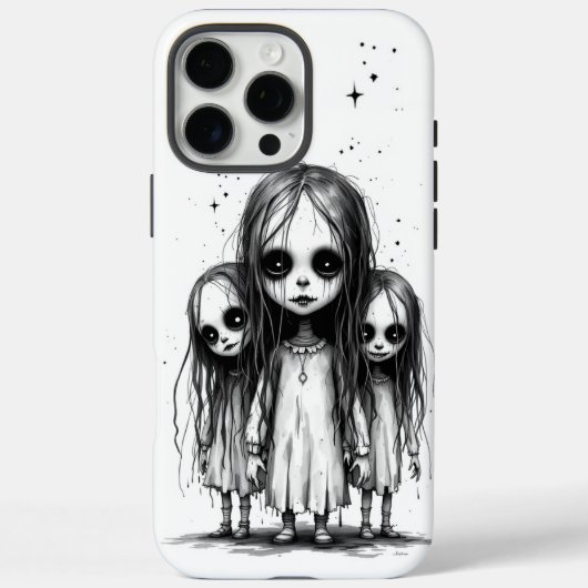 怖い女の子 Case-Mate iPhoneケース (裏面)