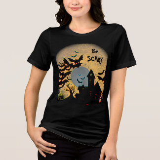 怖い家幽霊のよく出るのTシャツ トライブレンドＴシャツ