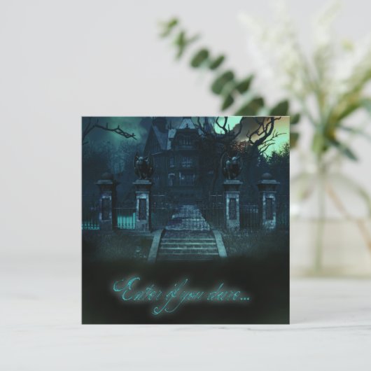 怖い家 クリープなハロウィン招待状 招待状 (スタンド正面)