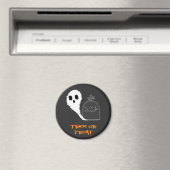 怖い幽霊と墓のハロウィンマグネット マグネット (インサイチュ (食洗機))