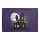 怖い幽霊のよく出るハウスオンパープルハロウィーン 枕カバー (裏面)