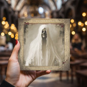 怖い幽霊のよく出る幽霊QRコード大人ハロウィーン 招待状